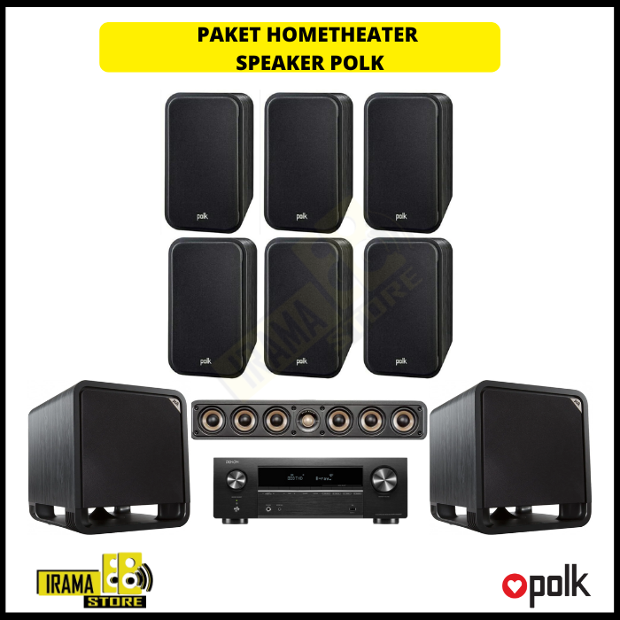 Paket Home Theater Speaker Polk S20 7.2
